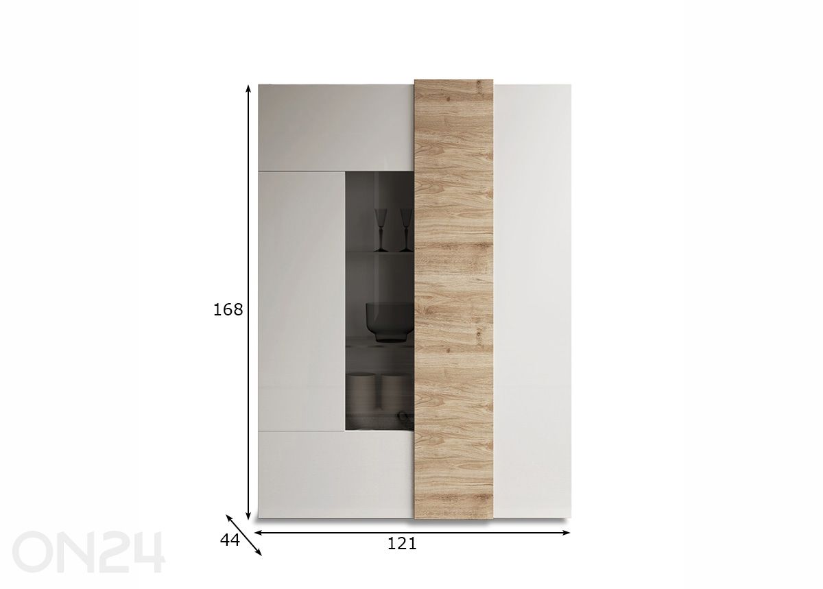 Vitriinkapp Venus suurendatud mõõdud