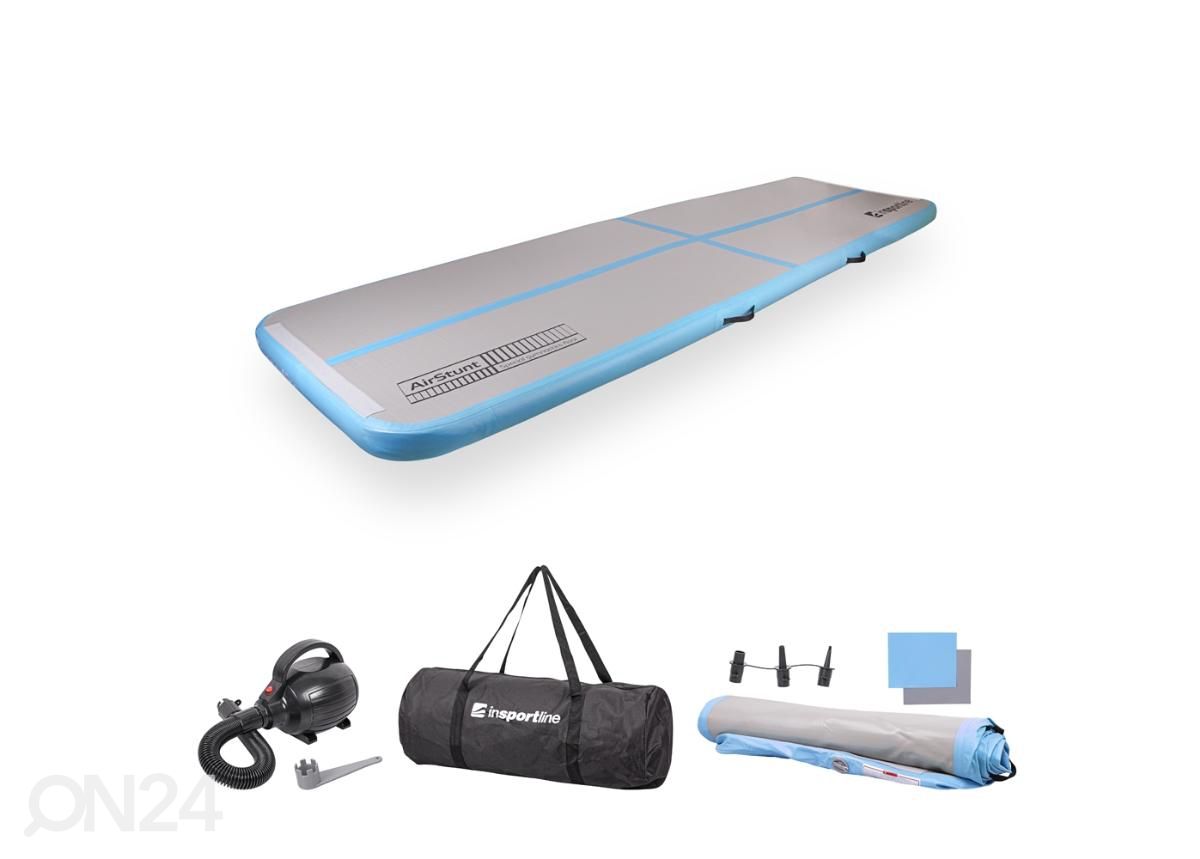 Võimlemismatt täispuhutav 400 x 100 x 10 cm inSPORTline suurendatud