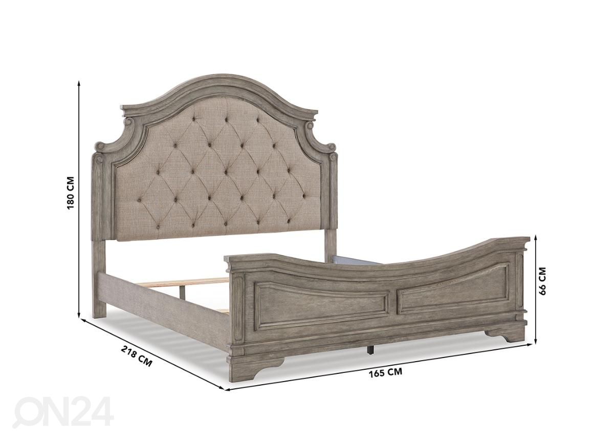 Voodi (Queen size) suurendatud mõõdud