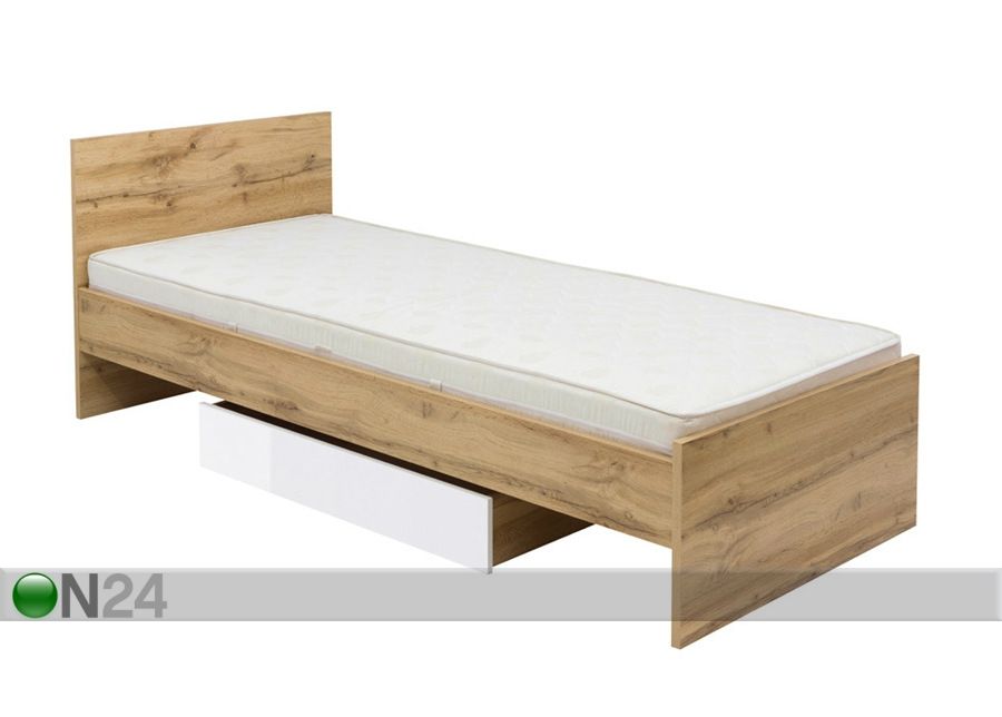 Voodi 90x200 cm suurendatud