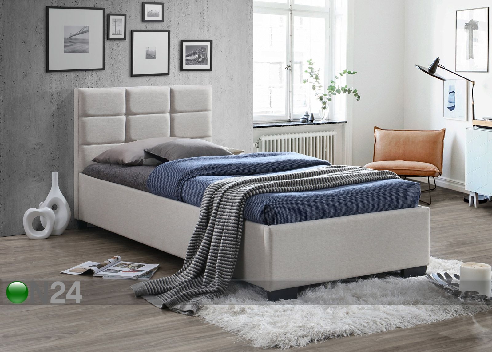 Voodi 90x200 cm suurendatud