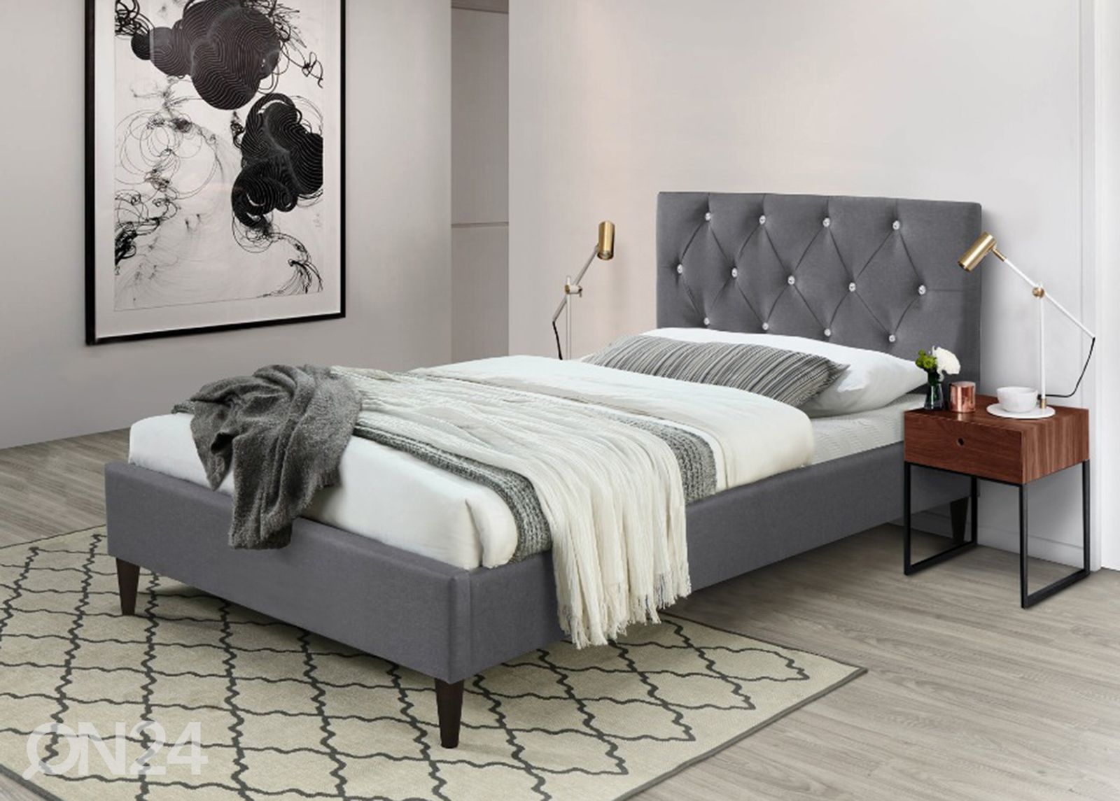 Voodi 90x200 cm suurendatud