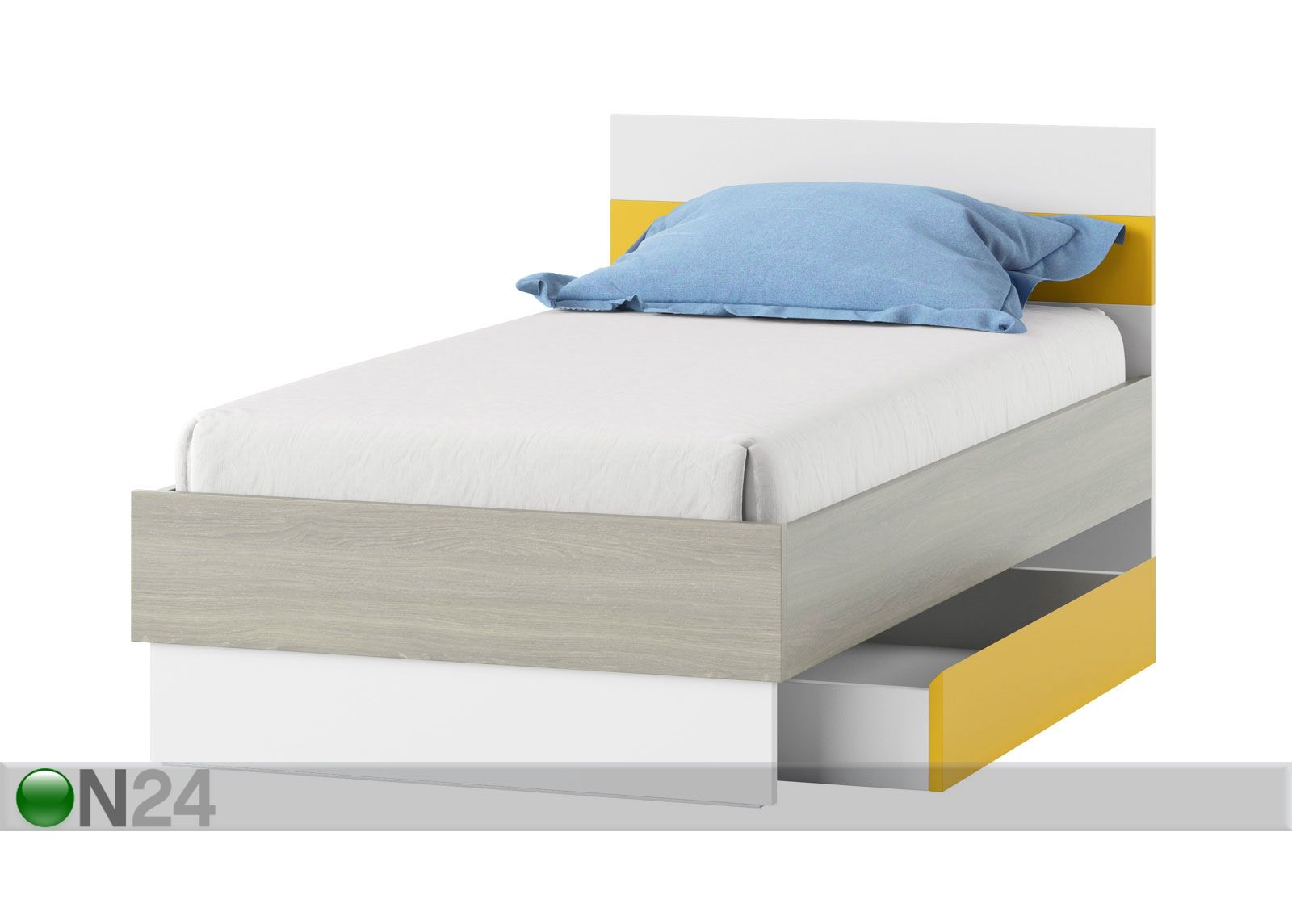 Voodi 90x200 cm suurendatud