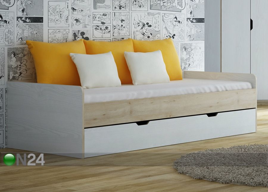 Voodi 90x200 cm suurendatud