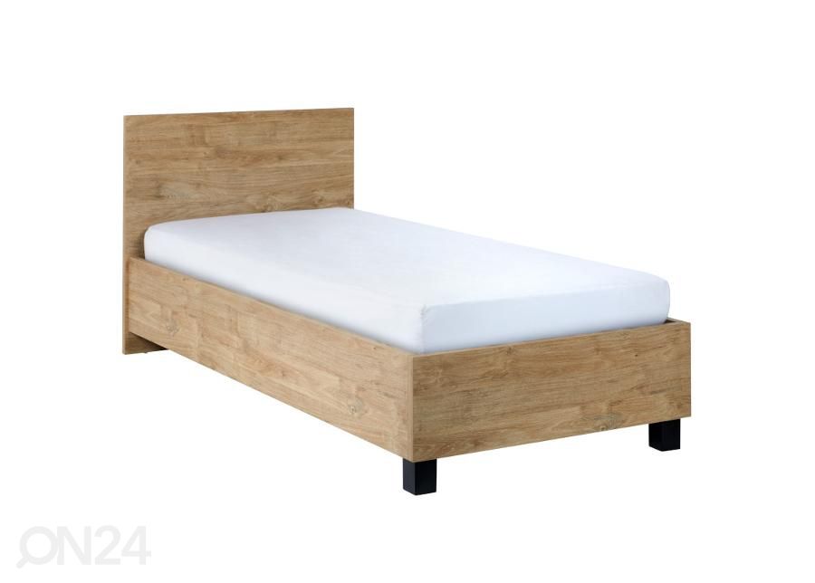 Voodi Casper 90x200 cm, kuldne tamm suurendatud