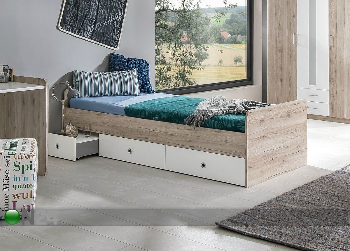 Voodi Lenny 90x200 cm suurendatud