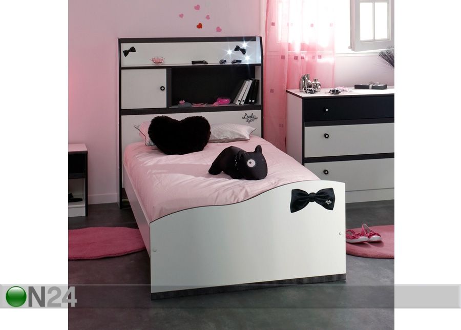 Voodi Lovely Light 90x200 cm suurendatud