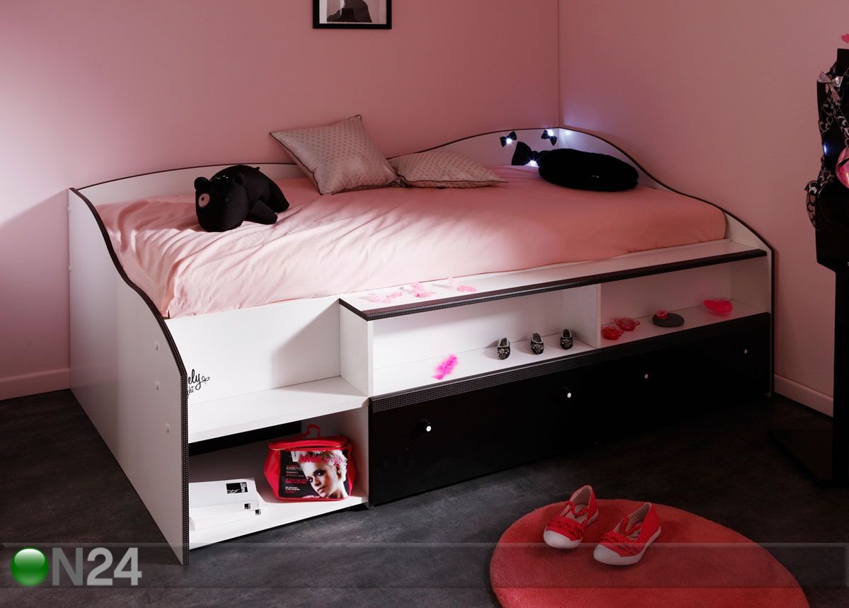 Voodi Lovely Light 90x200 cm suurendatud