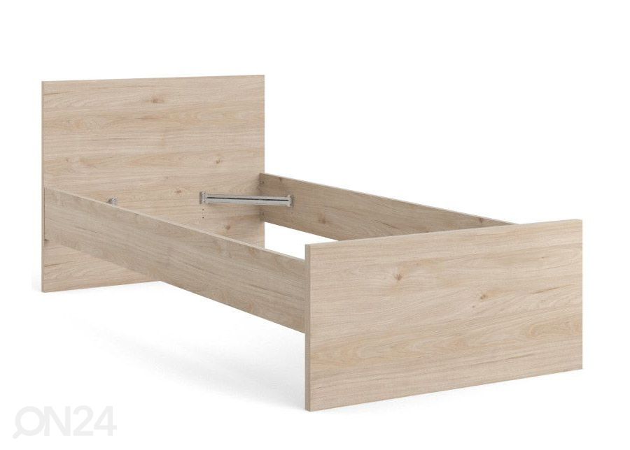 Voodi Naia 90x190 cm, hickory suurendatud