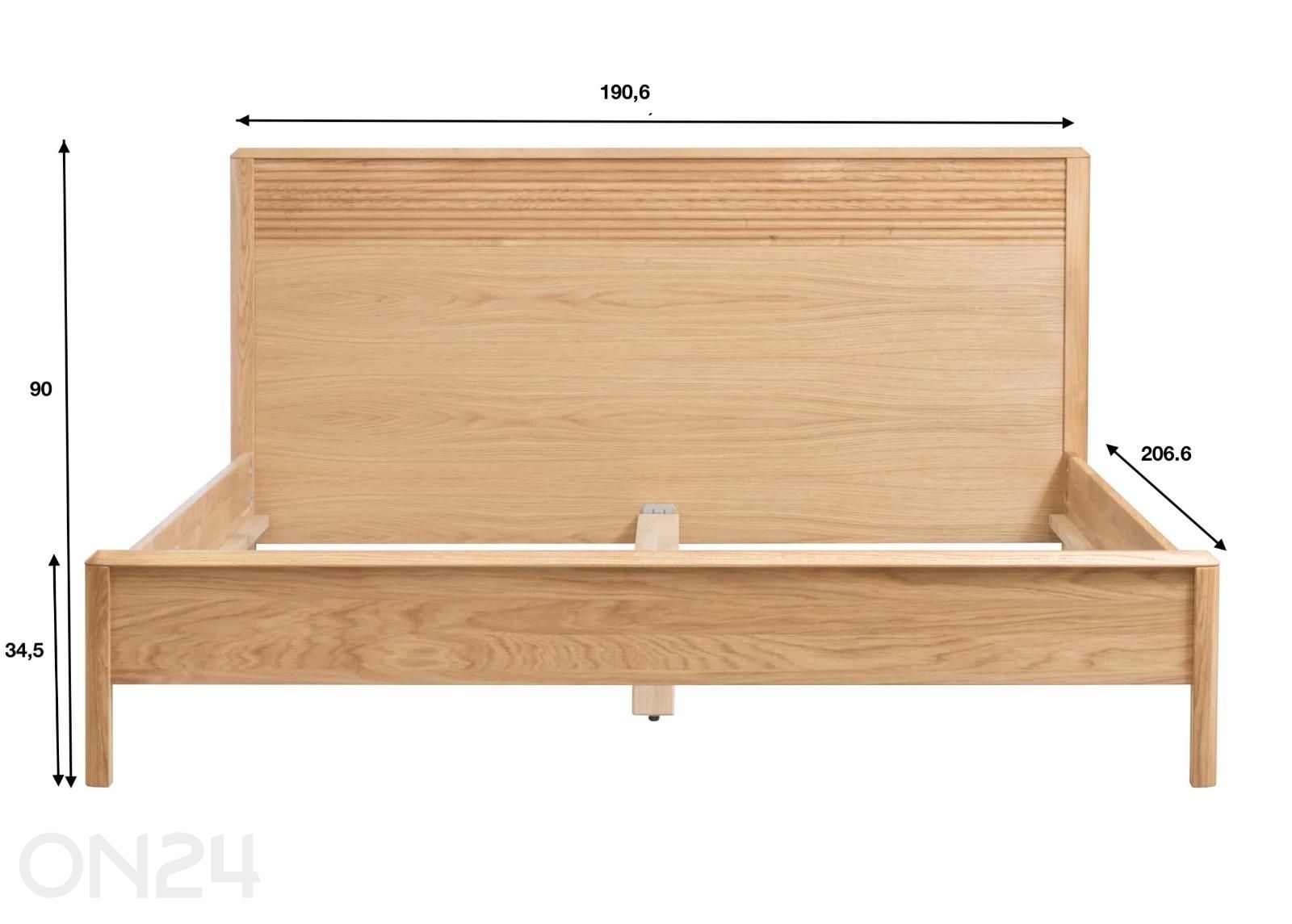 Voodi Salt 180х200 cm suurendatud mõõdud