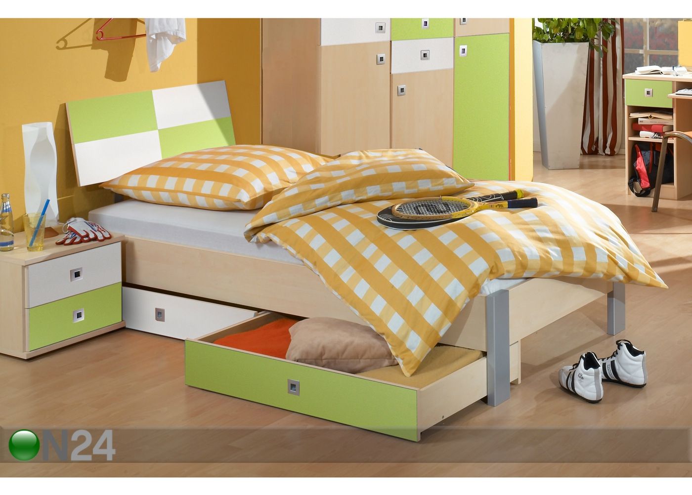 Voodi Sunny 90x200 cm suurendatud