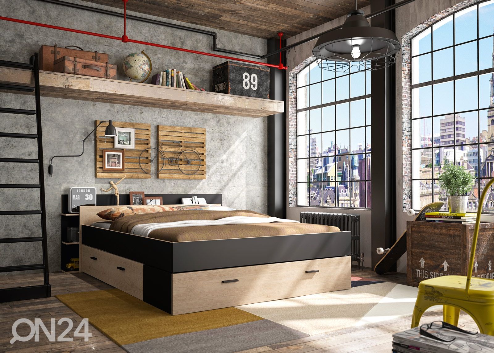 Voodi Tonight 140x190 cm suurendatud