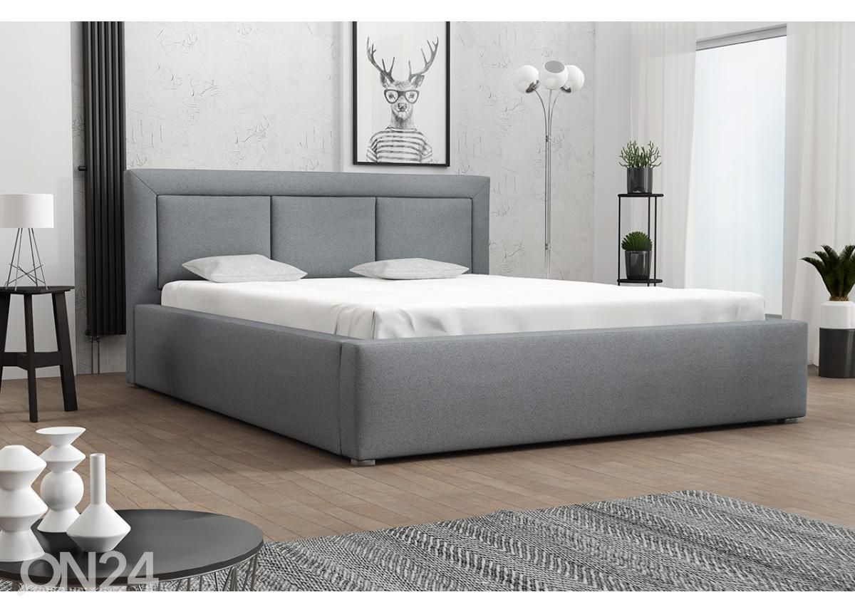 Voodi ülestõstetava voodipõhjaga 140x200 cm suurendatud