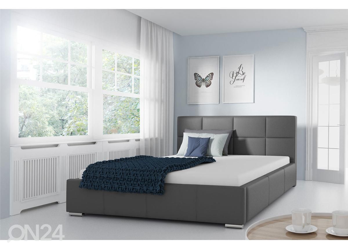Voodi ülestõstetava voodipõhjaga 140x200 cm suurendatud