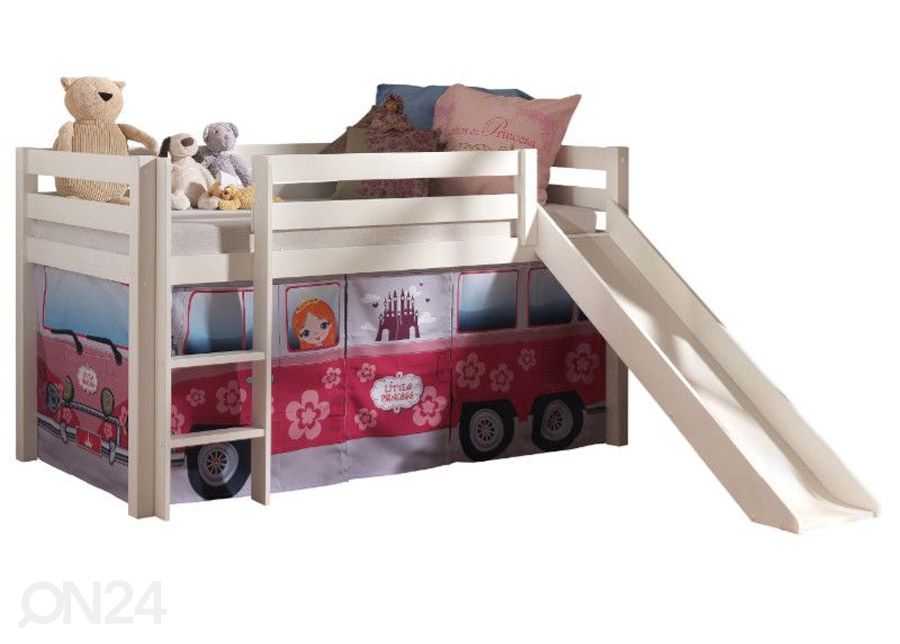 Voodikardin Pino Little Princess 90x200 cm suurendatud