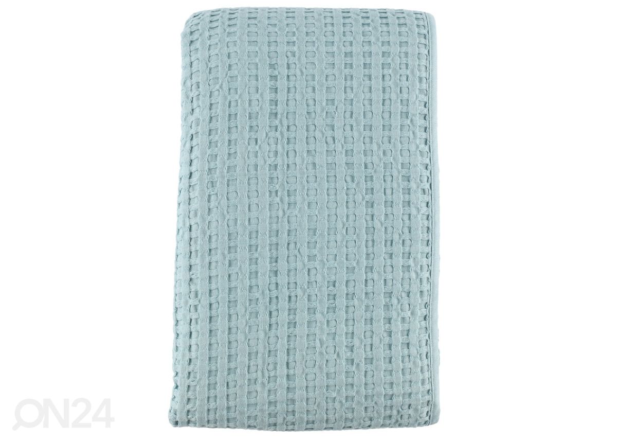 Voodikate Waffle 150x250 cm, sinine suurendatud