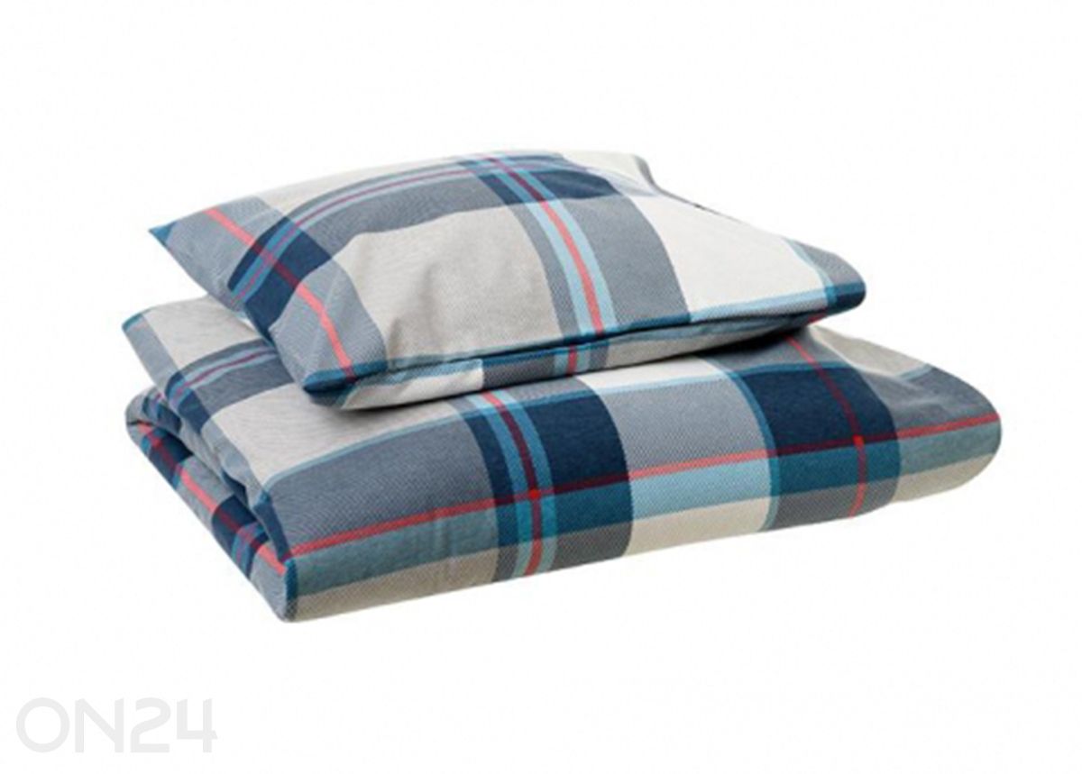 Voodipesu komplekt Blue-Red 10077, tekikott 150x210 cm + padjapüür 50x60 cm suurendatud