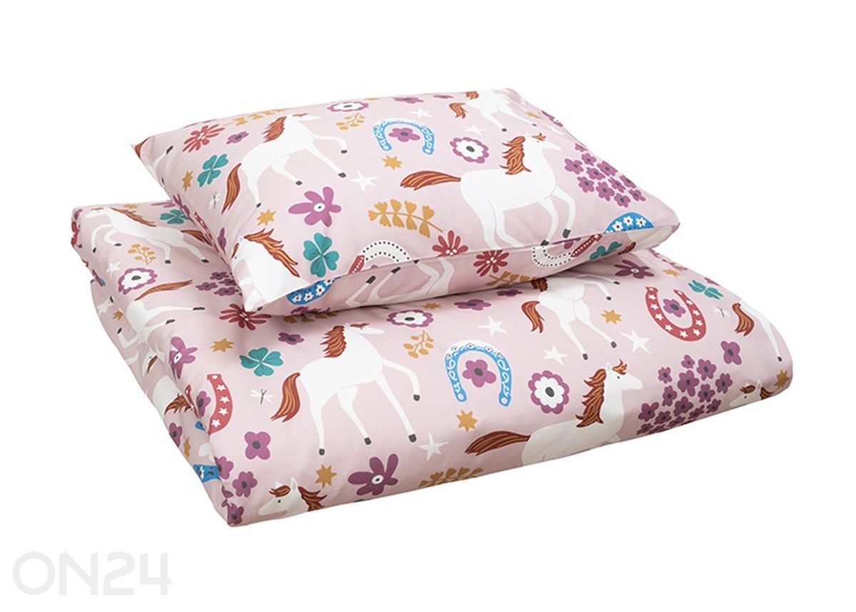 Voodipesu komplekt Hobused suur AR-312, tekikott 110x140 cm + padjapüür 50x60 cm suurendatud