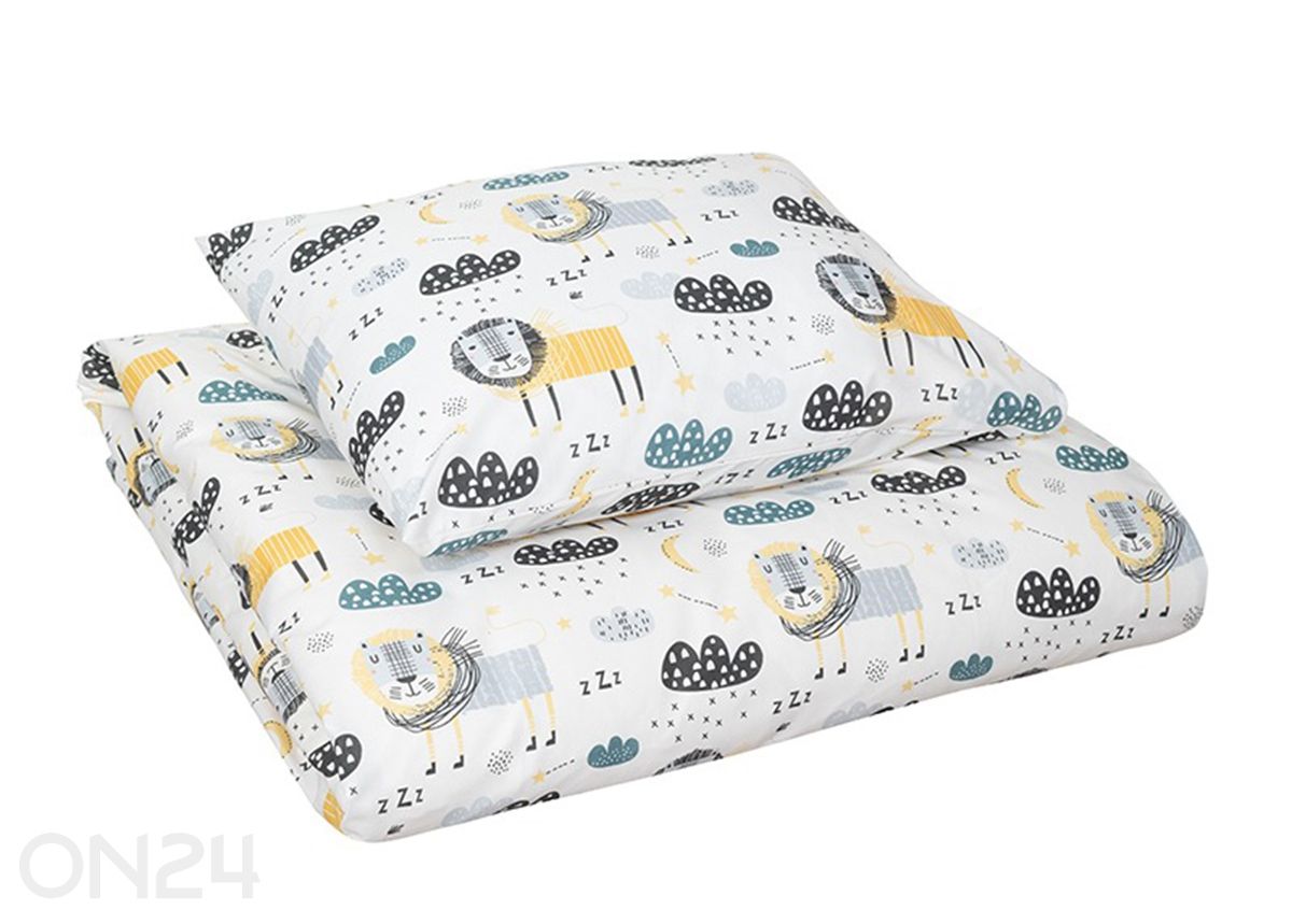 Voodipesu komplekt Lõvi 2173, tekikott 110x140 cm + padjapüür 50x60 cm suurendatud