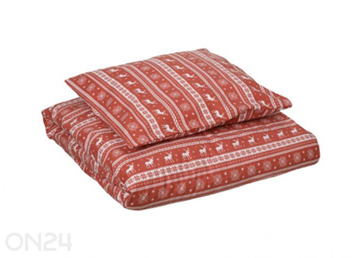 Voodipesu komplekt Punahirv 1193-T20, tekikott 150x210 cm + padjapüür 50x60 cm suurendatud