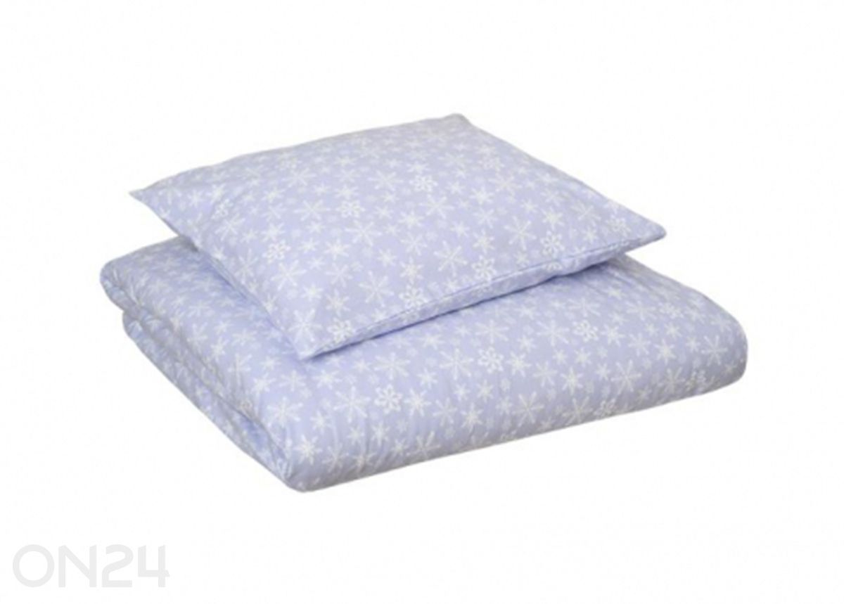 Voodipesu komplekt Snowflake 1143-T07, tekikott 150x210 cm + padjapüür 50x60 cm suurendatud