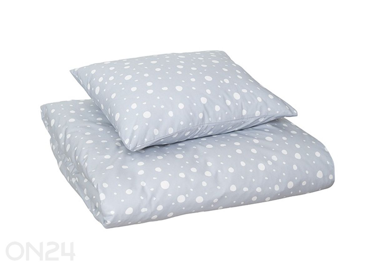 Voodipesu komplekt Täpp, tekikott 102x120 cm + padjapüür 40x60 cm suurendatud