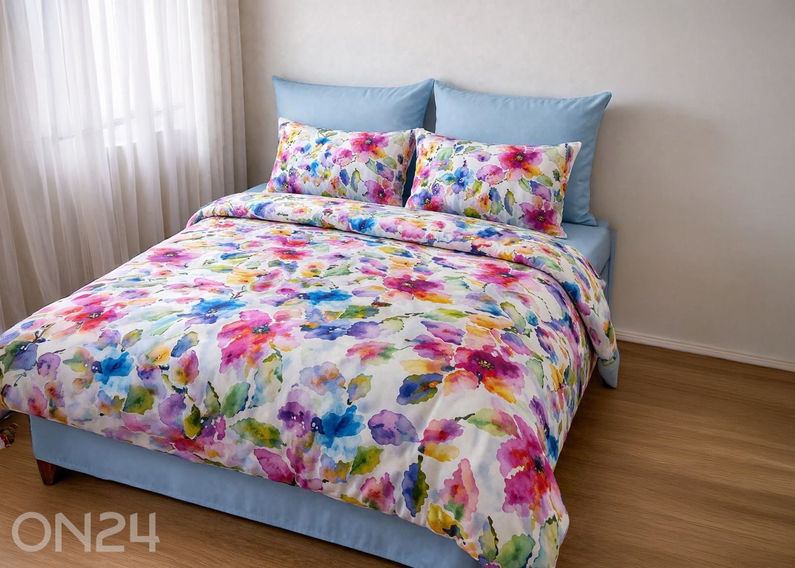 Voodipesu komplekt Vibrance, tekikott 150x205 cm + padjapüür 50x60 cm suurendatud