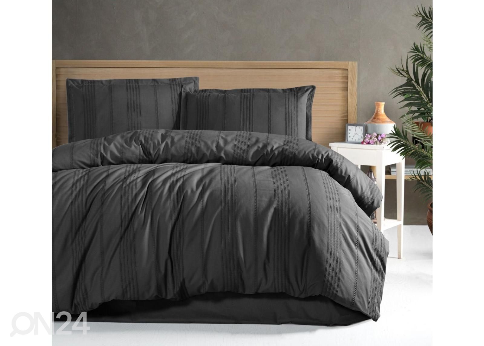 Voodipesukomplekt Arakis Black 200x220 cm suurendatud