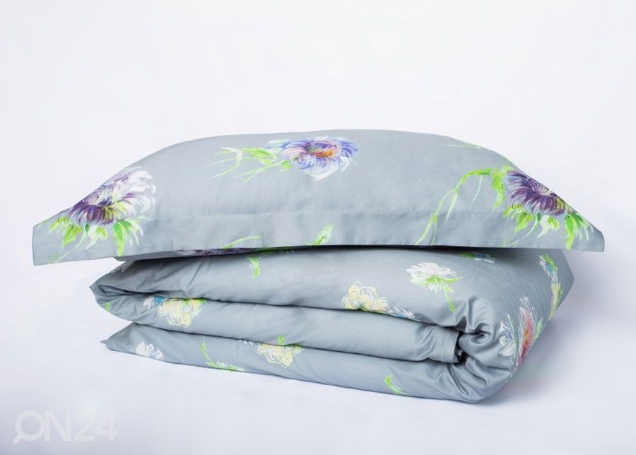 Voodipesukomplekt Aster Grey 150x210 cm suurendatud
