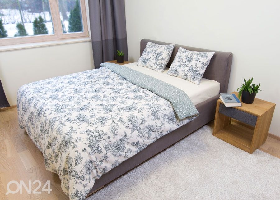 Voodipesukomplekt Flanell Eslita Beež 200x210 cm suurendatud