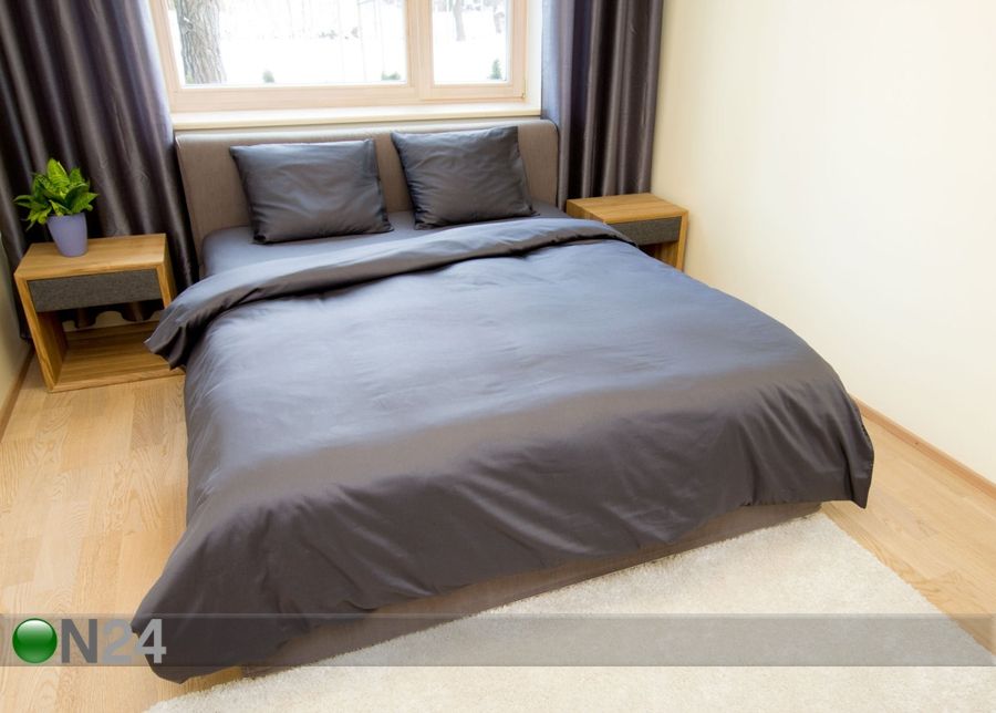 Voodipesukomplekt Ivory-Grey 220x210 cm suurendatud