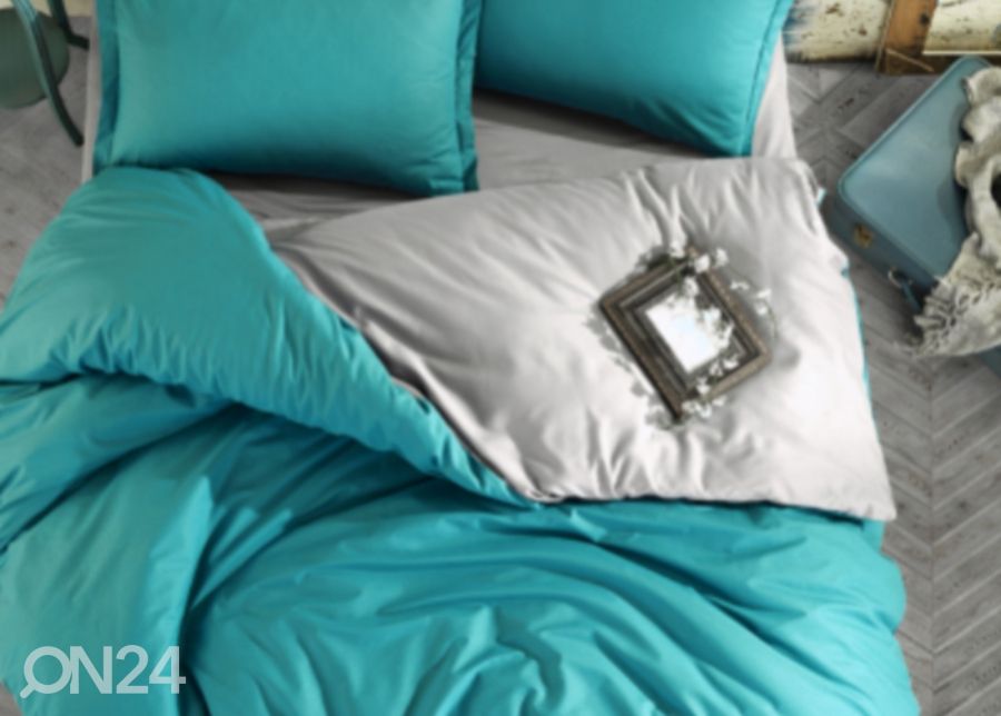 Voodipesukomplekt Prestige V2 Turquoise 200x220 cm suurendatud