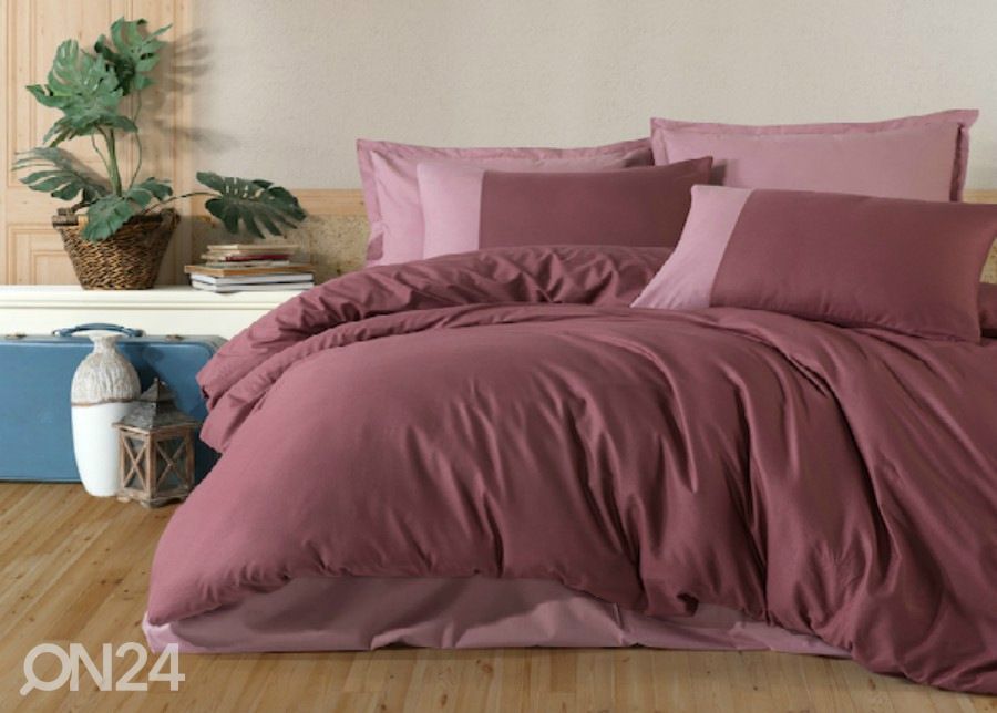 Voodipesukomplekt Pure V4 Dusty Rose 200x220 cm suurendatud