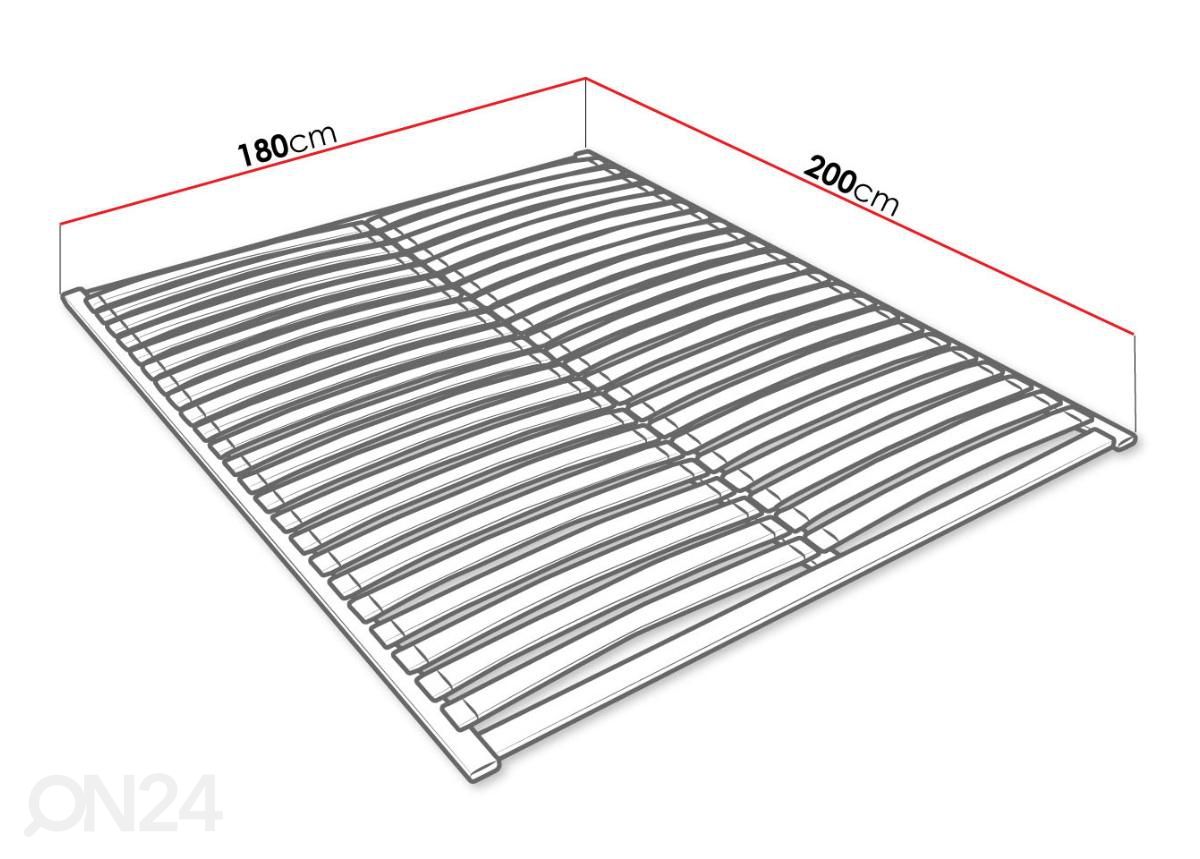 Voodipõhi 180x200 cm suurendatud mõõdud