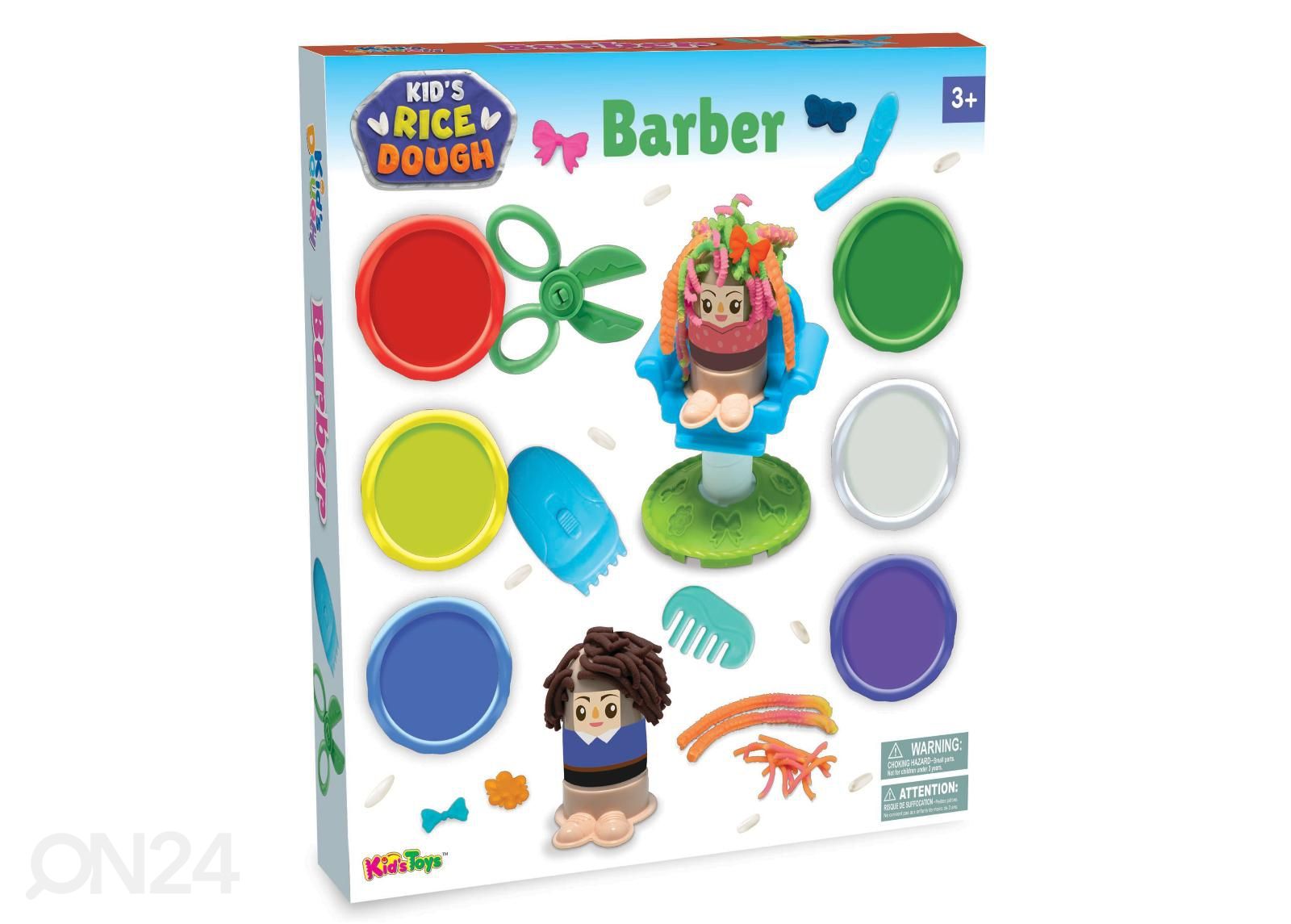 Voolimismass riisijahust Barber Kid´s Dough 6 x 28g suurendatud