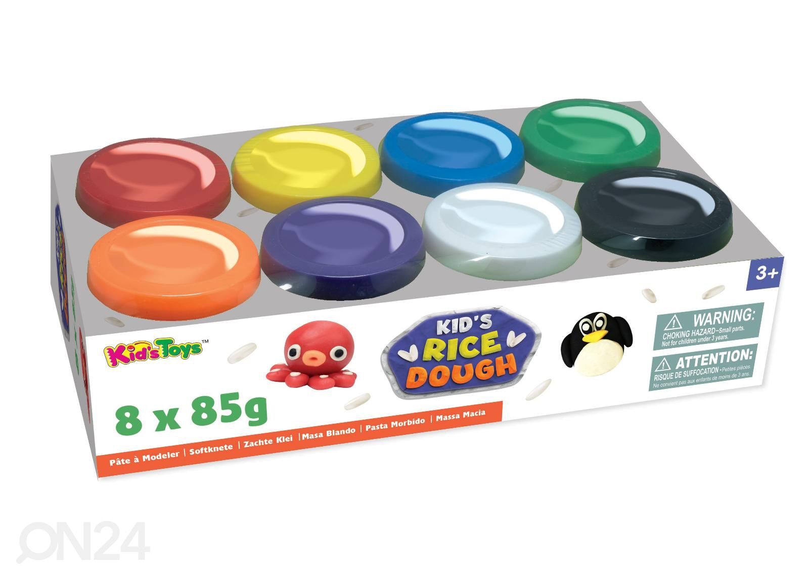 Voolimismass riisijahust Kid´s Dough 8 x 85 g suurendatud