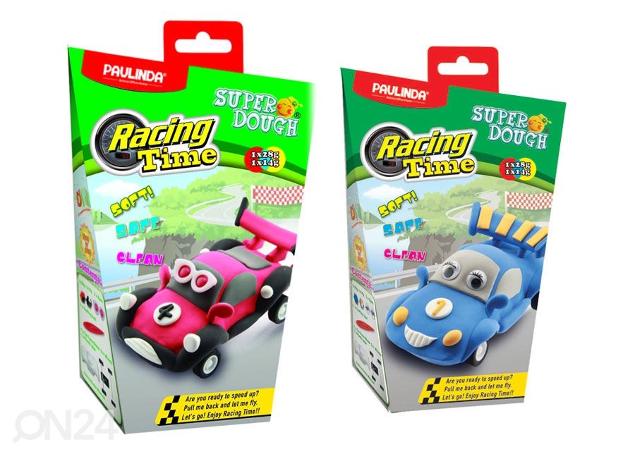 Voolimismass Super Dough ralliauto 2tk suurendatud