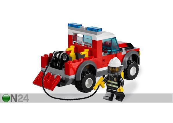 7206 Lego City tuletõrjehelikopter koos rekkaga
