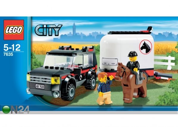 7635 Lego City Maastur ja hobutreiler