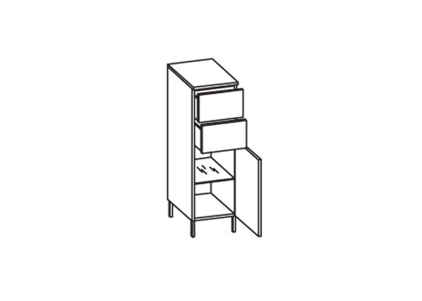 Alumine vannitoakapp 313