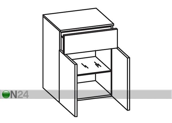 Alumine vannitoakapp 359