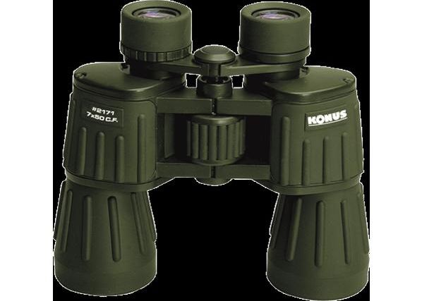 Binokkel kummist korpusega 10x50 W.A
