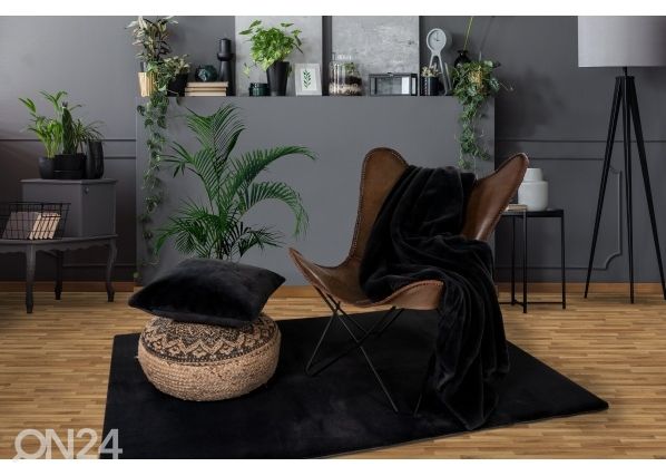 Dekoratiivne pleed Heaven Black 150x200 cm