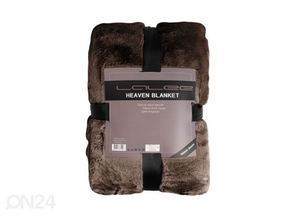 Dekoratiivne pleed Heaven Dark Taupe 150x200 cm