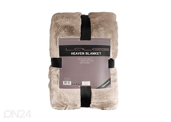 Dekoratiivne pleed Heaven Light Taupe 150x200 cm