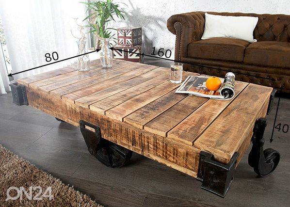 Diivanilaud Railway 110x60 cm