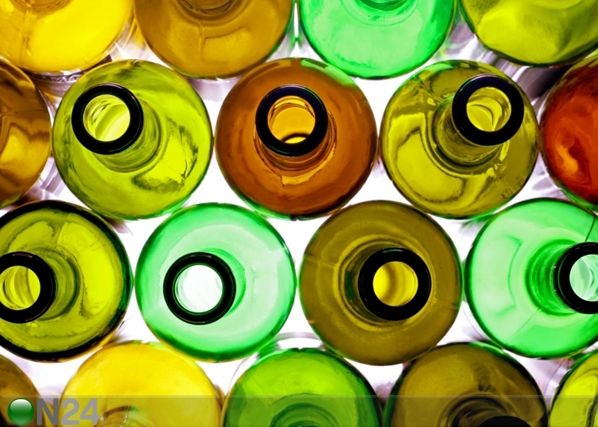 Fliis-fototapeet Bottles 360x270 cm