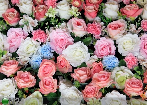 Fliis-fototapeet Colorful flowers 360x270 cm