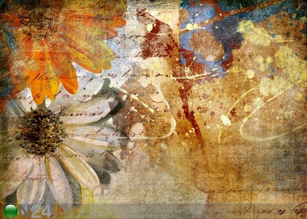 Fliis-fototapeet Flowers 360x270 cm