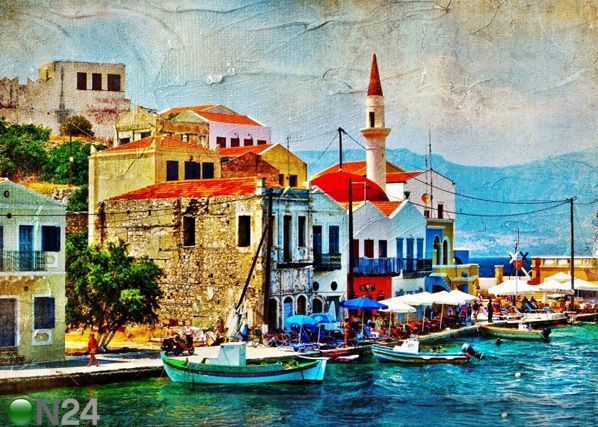 Fliis-fototapeet Harbor 360x270 cm